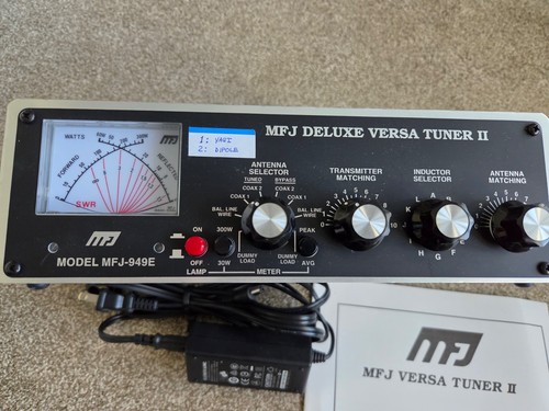 Mfj deluxe versa tuner - mfj, ii